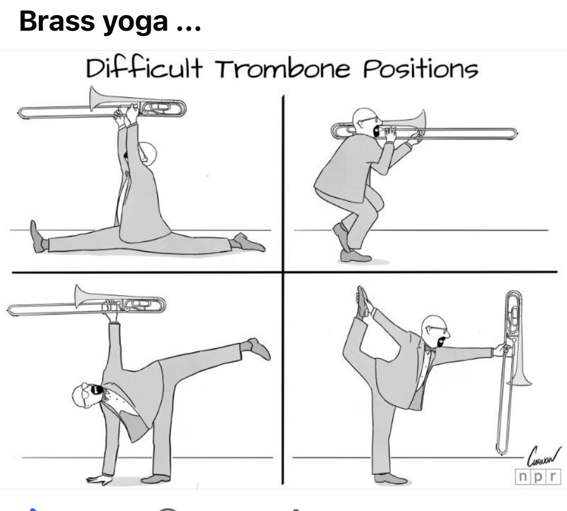 playinglesshurt's tweet image. #jokeoftheday Must say these would be quite challenging #cello positions! #trombone #music