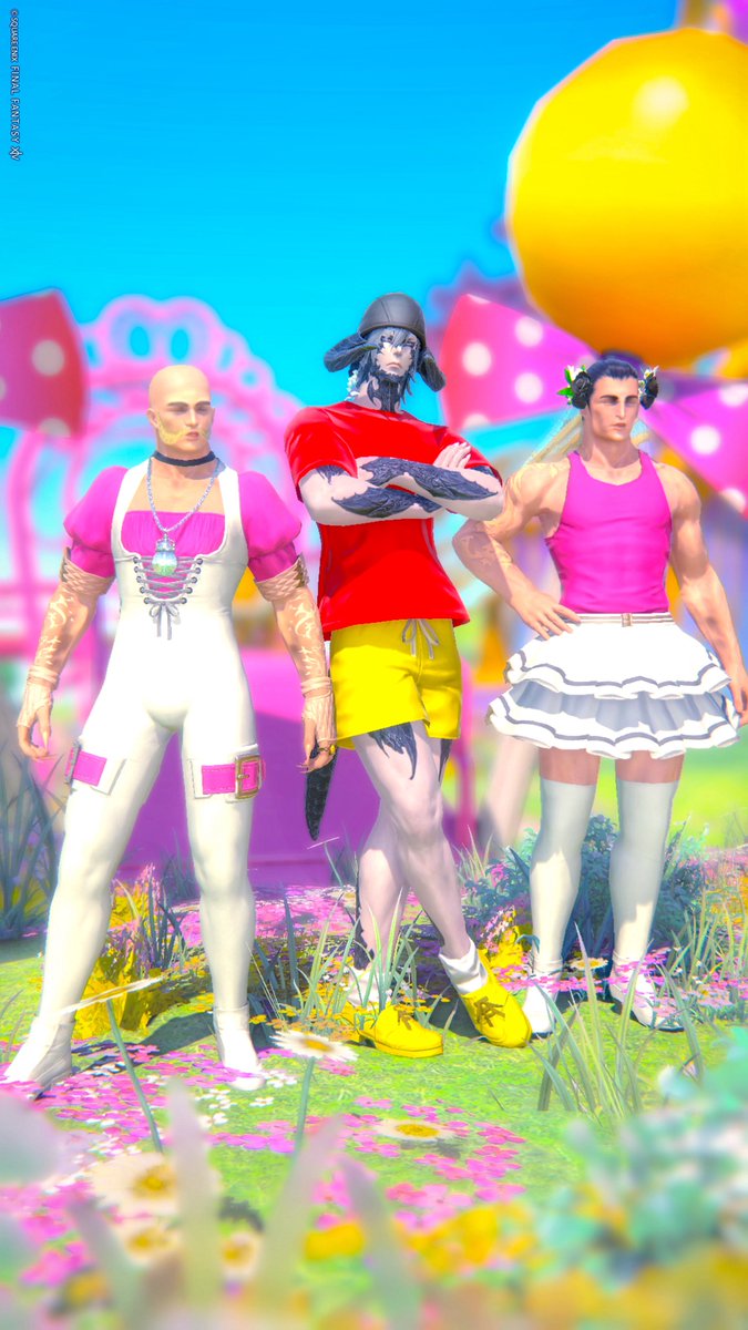 この格好でリムサへテレポするつもりよ！
そんなの許さないわ！！