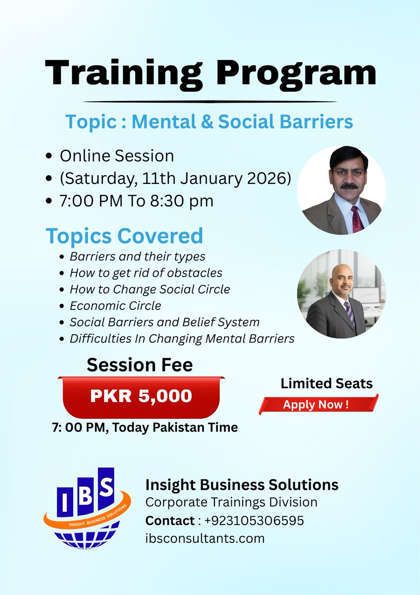 aaminsanparty's tweet photo. ذہنی اور سماجی رکاوٹیں اور ان کا حل 
(Breaking The Mental &amp; Social Barriers)

❌ اصل مسئلہ وسائل کی کمی نہیں
❌ اصل مسئلہ حالات نہیں
❌ اصل مسئلہ لوگ نہیں

✅ اصل مسئلہ ہماری سوچ ہے۔ https://t.co/61mDUoL8vn