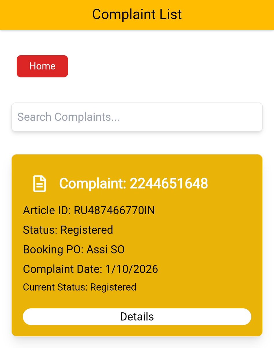 WikiHelp_Inc's tweet photo. @IndiaPostOffice मेरा पार्सल (RU487466770IN) अभी तक डिलीवर नहीं हुआ है और मैंने शिकायत (2244651648) भी दर्ज कराई लेकिन उस पर भी कोई कार्रवाई नहीं हुई। कृपया इस पर तुरंत संज्ञान लें और समस्या का समाधान करें। @JM_Scindia @AmritMahotsav #IndiaPost #DakSewaJanSewa #BycottIndiaPost https://t.co/syjuiOVKVR