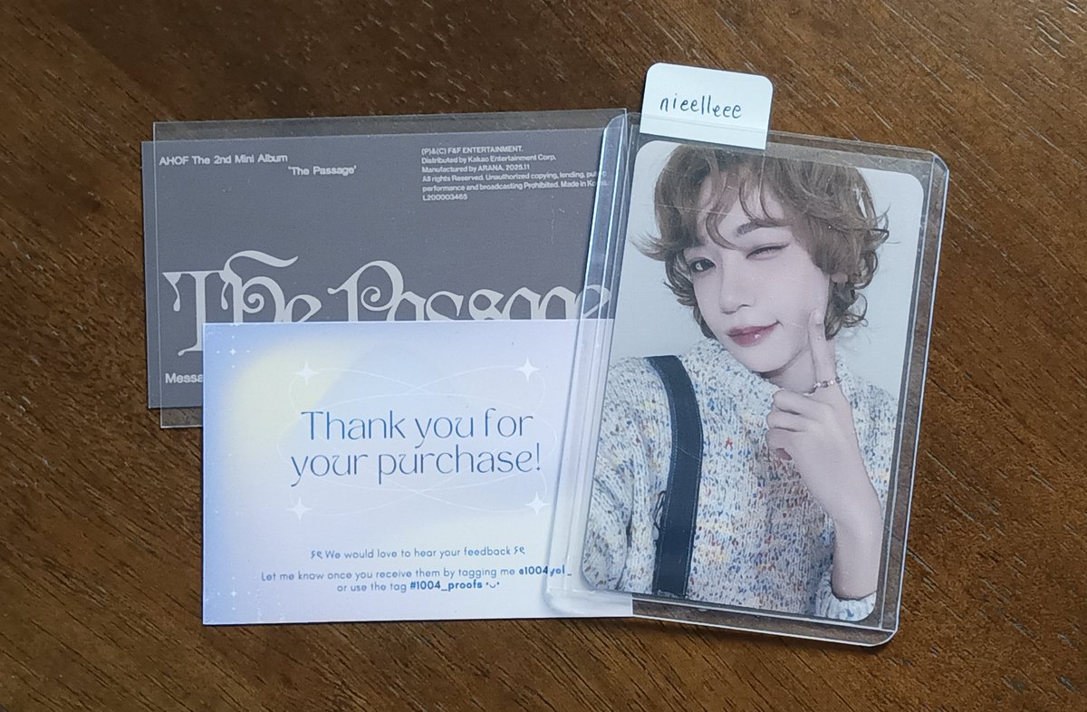 nieelleee's tweet photo. finally a pretty bobo pc owner 🥹 thank you so much ate @1004yel_ 🩷

#1004_proofs https://t.co/lQAXVWLtLP