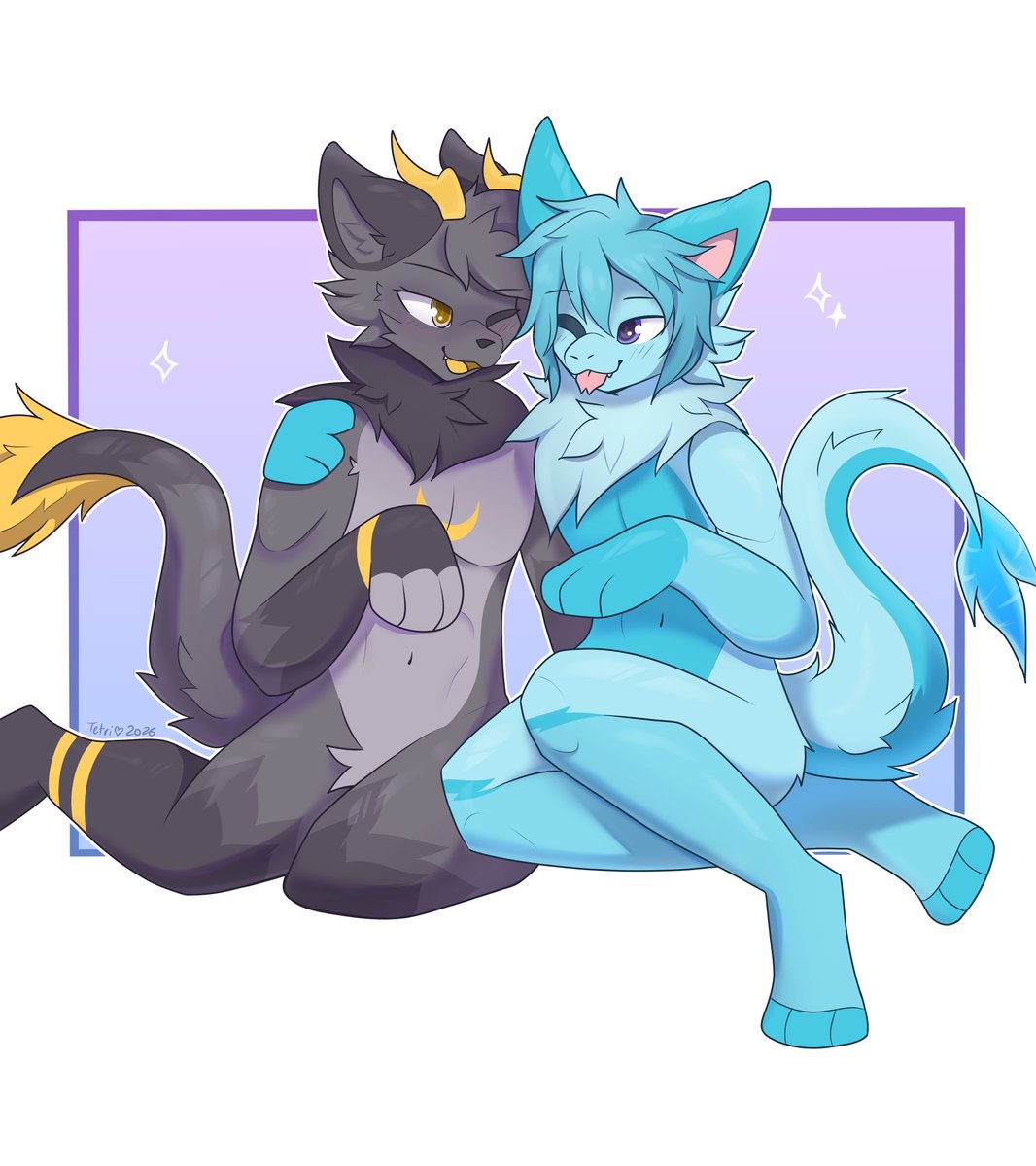 Tetrifur's tweet photo. Reminder to hug your friends! 🩵 https://t.co/AfHOxwPZIU