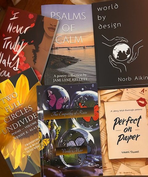 jgmacleodauthor's tweet image. Had so much fun introducing these beautiful poetry books into my classroom this week. Grab your own copies for a poetic 2026.😍🎉💞

@AikinNorb
@jamilynewriter
@WendyESlater
@Tetrametracall1
@brielocyrus
&amp;amp; my former student, Fauzia 🙏🎉

#WritingCommunity #POEMS #bookstoread