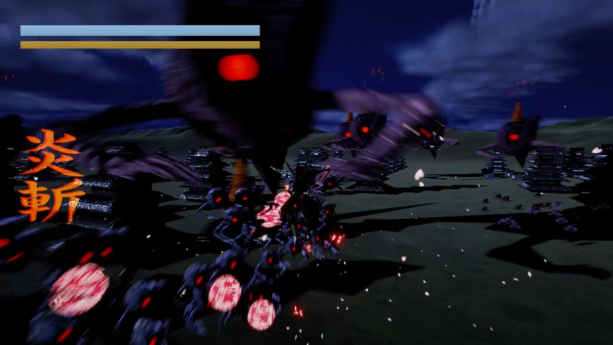 EigetsuGames's tweet photo. 静寂の中、迸る炎。
 In the silence, a burst of flame.

#スーパーゲ制デー #ShoJinDen #翔刃伝 #ゲーム開発 #インディーゲーム #Steam #gamedev #indiedev #ue5 https://t.co/uI4y5RT2jH