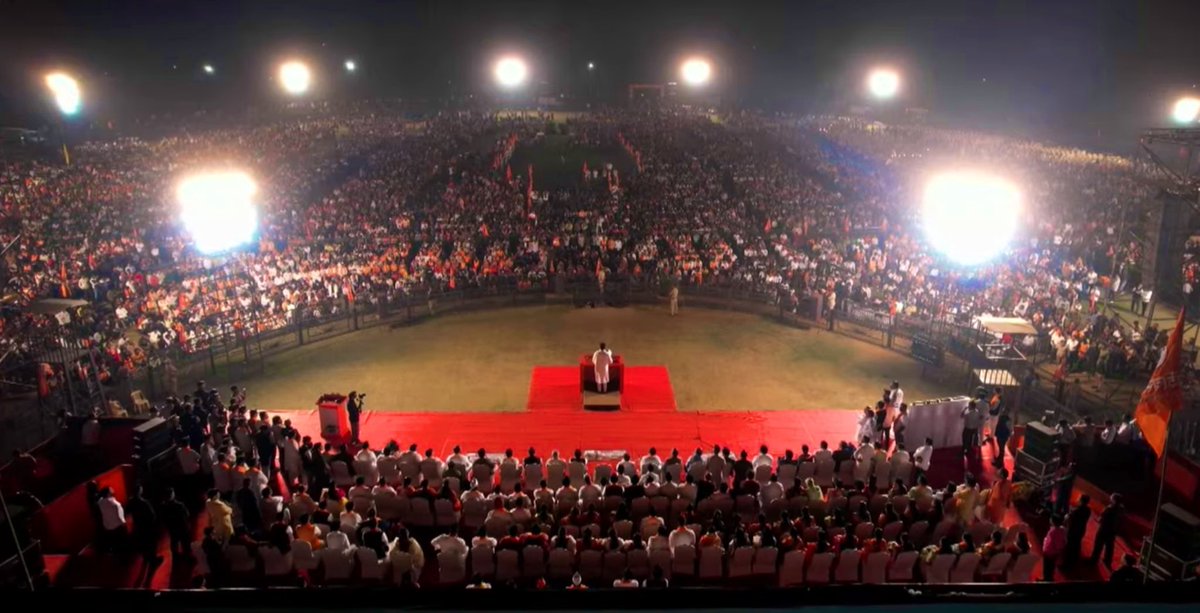 mr_mr7171's tweet photo. Nashik witnessed history today.
Uddhav Thackeray 🤝 Raj Thackeray on one stage — unity, Marathi asmita, and a powerful message to Maharashtra.
This rally wasn’t just political, it was emotional. 🔥
Maharashtra is watching.
#NashikRally #UddhavThackeray #RajThackeray #MarathiUnity https://t.co/1fzJW1q7os