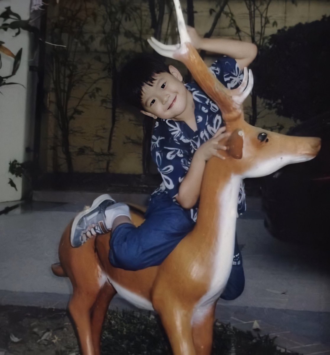 fahpiyaa's tweet image. วันเด็กอุนแมะพาน้องมาขี่พี่กวาง ☺️
#XXSIVK #PorscheSivakorn