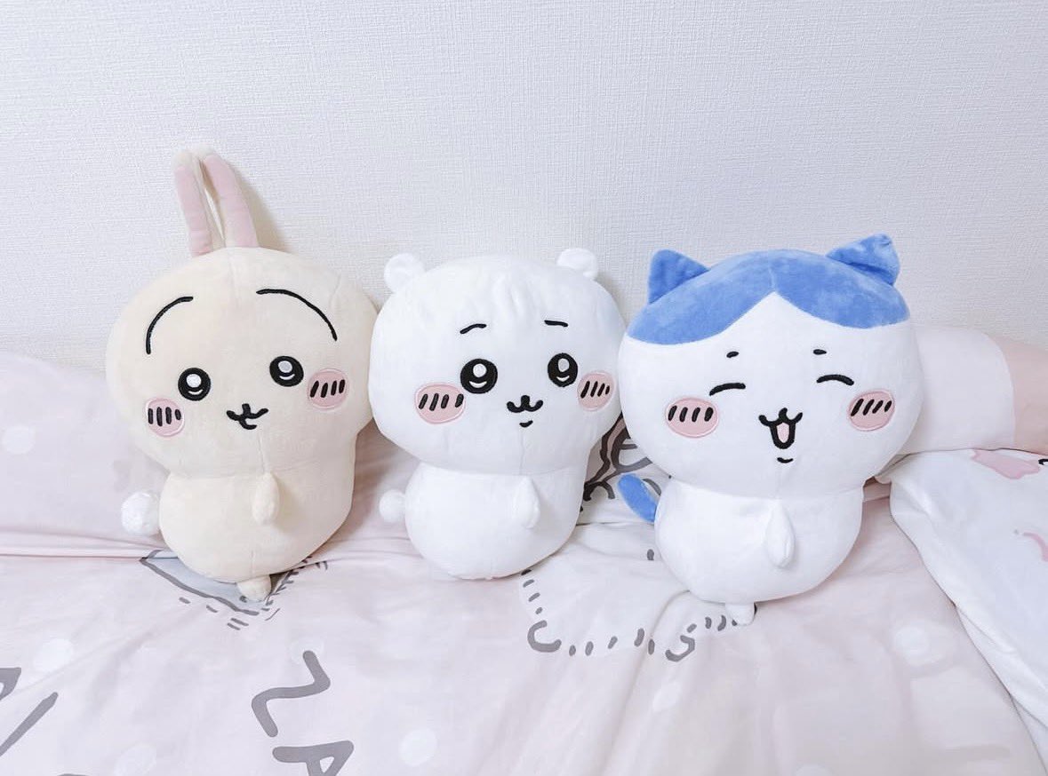 ナガノさんのキャラはホワイトカラーが多いので、 汚れるからぬいは