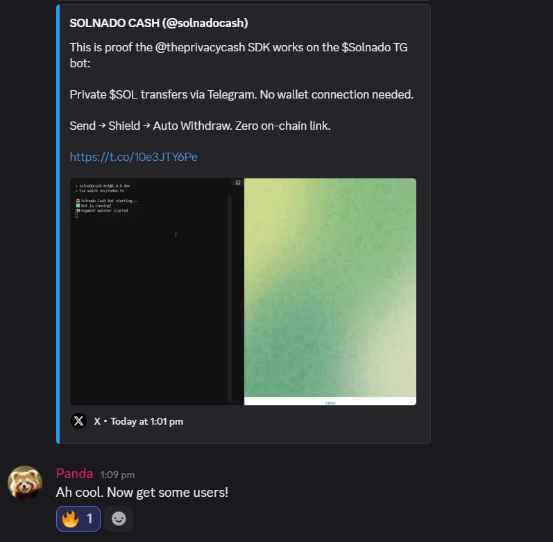 SOLNADO CASH tweet media