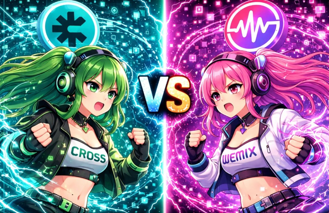 Mxking150000's tweet photo. @WemixNetwork vs. @ROMonCROSS on @CROSS_gamechain ⚔️
Not just a chain switch — it’s an ecosystem upgrade.
DeFi-ready, scalable, and built for the future of Web3.
#CROSS #CROSSPLAY #Yapping #ROM #GameChain https://t.co/fpURCmbRWk
