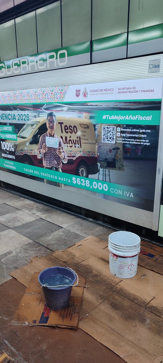 ivangj2011's tweet photo. Chingón el servicio en la #lineaB del @MetroCDMX, ya casi ready para el #Mundial @fifacom_es @FIFAWorldCup @FIFAcom  
Felicidades al @GobCDMX por tan fregón trabajo y en  @ClaraBrugadaM  por el pésimo servicio en el transporte público. Viva la #4T 💩 https://t.co/Ke15kdpfWL