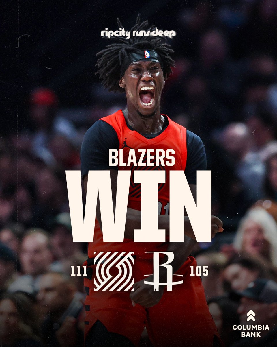 trailblazers's tweet photo. BLAZERS WIN!!
BLAZERS WIN!! https://t.co/ja6QX8EF1f
