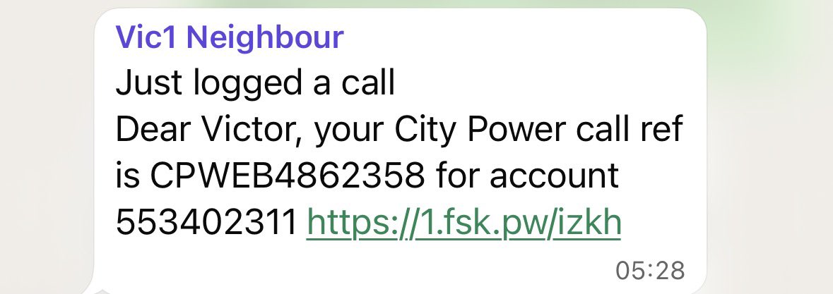 MOOCOW31's tweet photo. @CityPowerJhb please can you advise on progress. Our whole street has been without power since 4pm yesterday. It happens every time we have a big rain storm. https://t.co/enXN0vUYEr