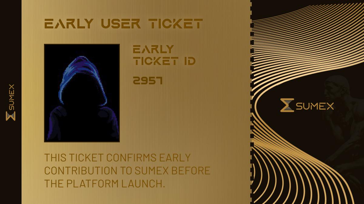 I want to become one of the EARLY BIRDS in <a href="/Sumex_Labs/">SUMEX | Web3 SuperApp</a>!

Only 5,000 roles - and they’re getting claimed fast.

Their first OG-PASS wave was claimed in just one day, I’m not missing this one.

TGE SOOOOOON!

btw - check out my excellent ticket