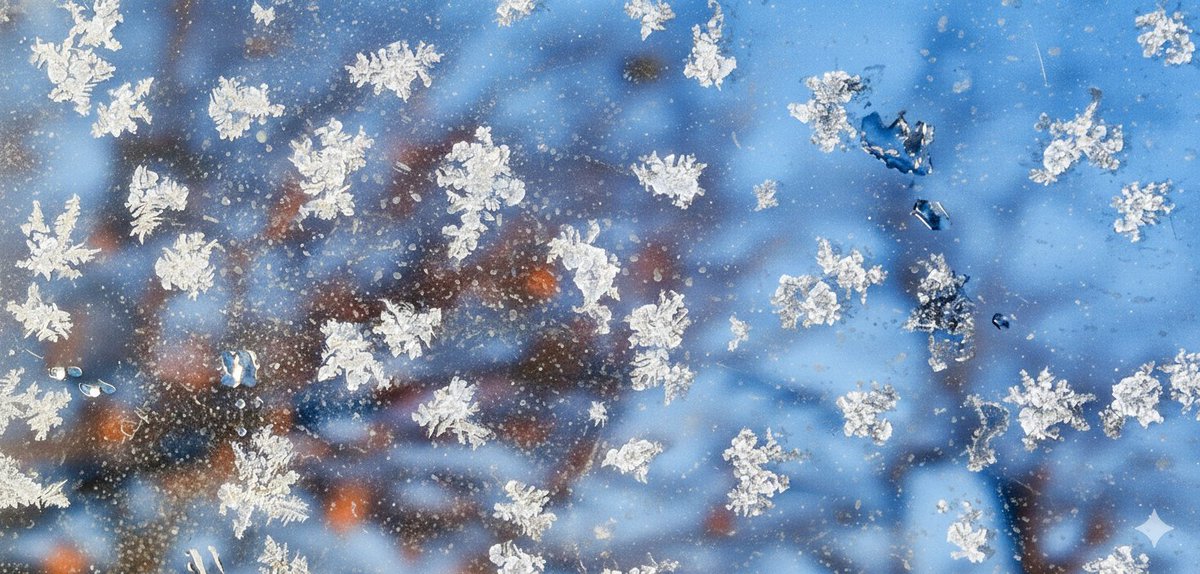Flakes on my car. 
Kashmir you beauty 😍