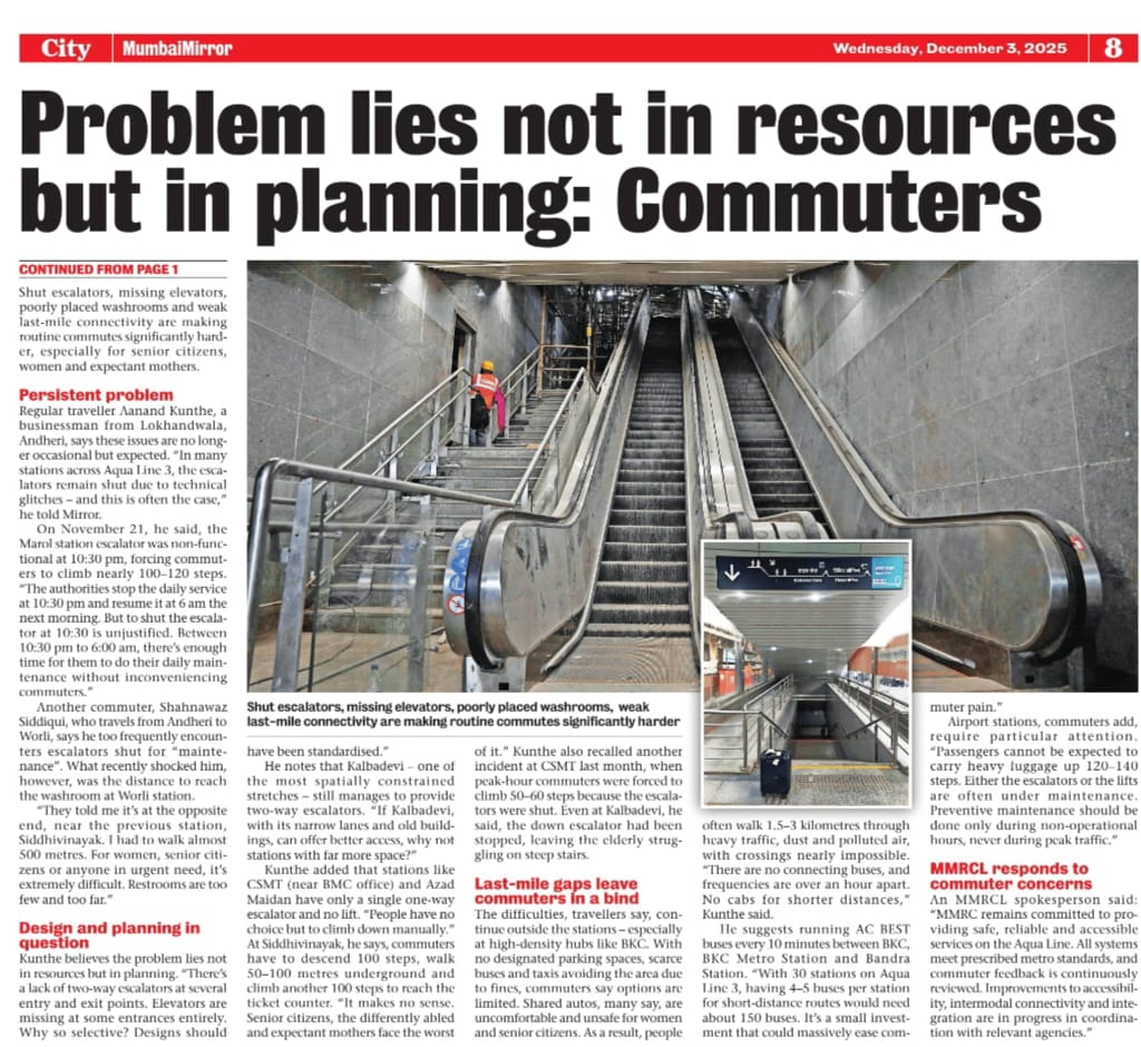 Vicky_Ace33's tweet photo. @Sahilinfra2 Design Expert...Please explain where are 2way escalators in any of the above depicted approach entrances? We goofed up majorly @MumbaiMetro3 and @MumbaiMetro01 as well as #Line2 &amp; #Line7

Why could we not go back to drawing boards &amp; correct faulty designs?  @MMMOCL_Official https://t.co/9ThWNvdg4C