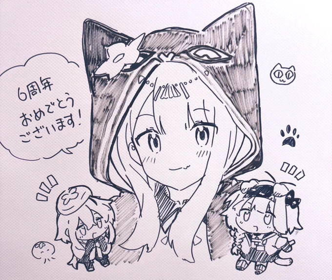 メッセージボードの絵② 