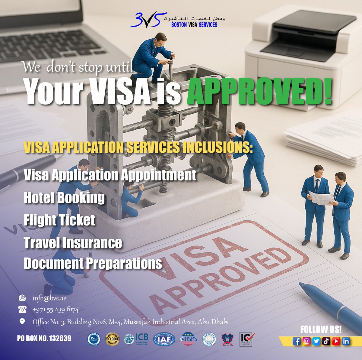 BostonVisaServ1's tweet photo. "Behind every VISA APPROVED" there's always a team that don't offer service but HELP to make the dream comes true. A thread; https://t.co/CFWHvJknrV