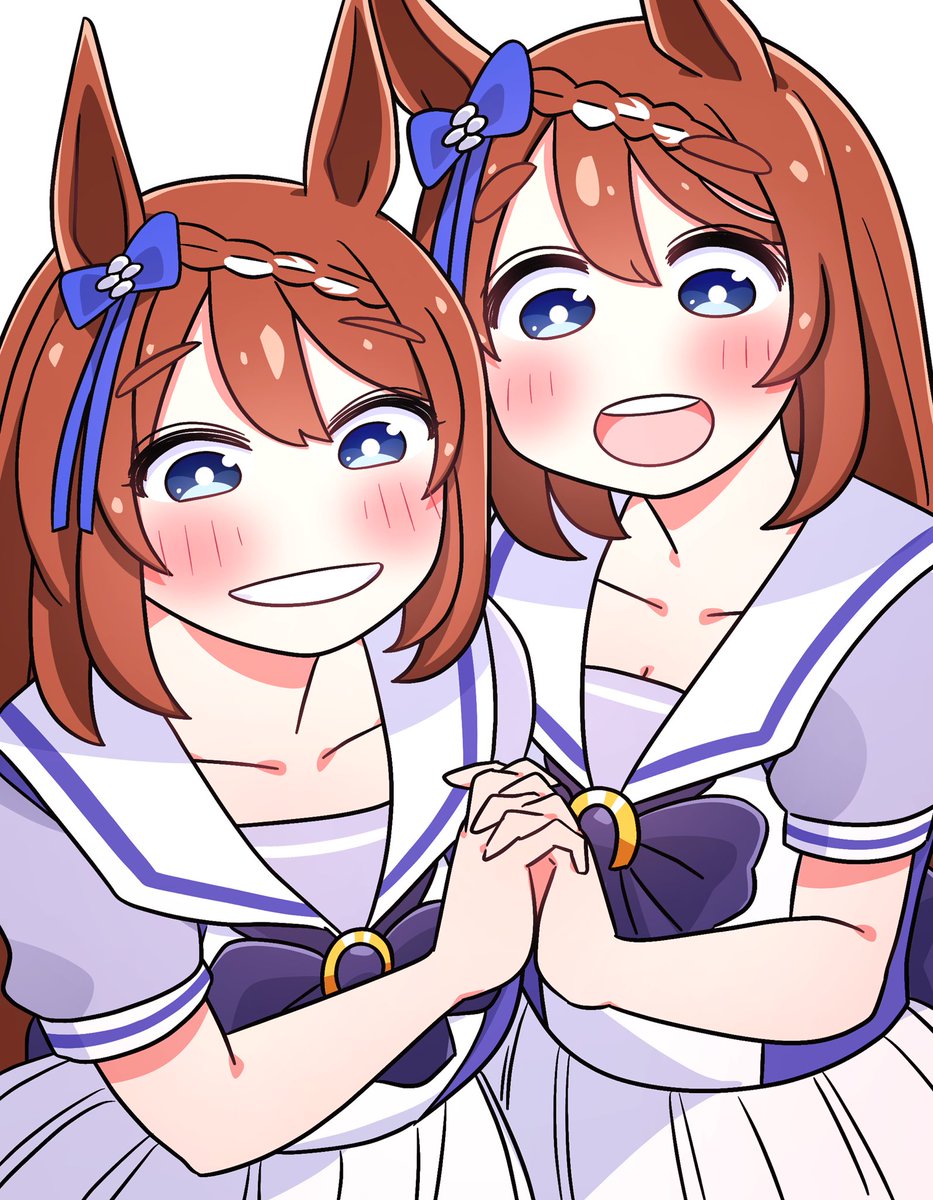 スーパークリーク(ウマ娘) 「1/10、イトウさんの日ということで 22年から25年のお誕生日イラストを… っ」|怪人デベソのイラスト