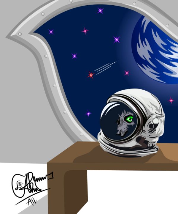 Allxart's tweet photo. Art of the Day! "Space mystery". Buy at: https://t.co/ymy6dfhB0M https://t.co/FFA8reMkAV