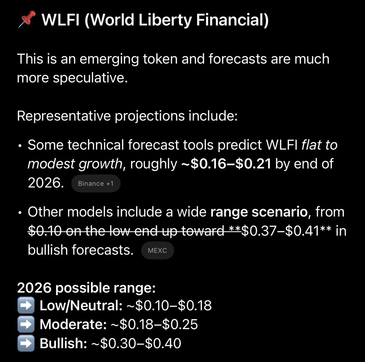 Post by Crypto Dyl News on X: $WLFI
