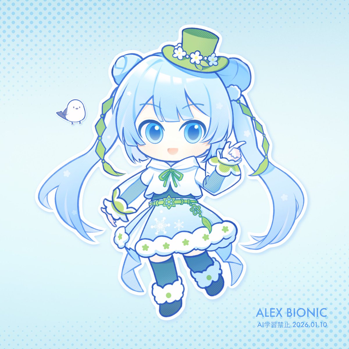 AlexBionicS's tweet image. #初音ミク　冬恋三九