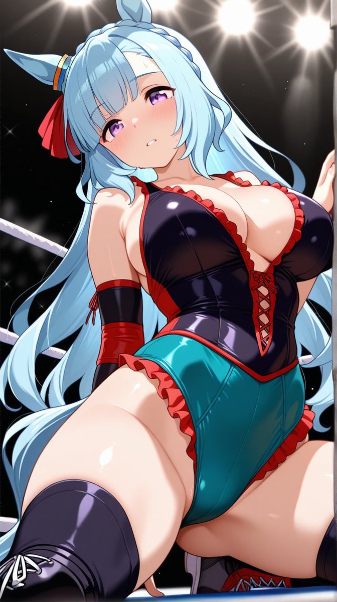 leica_AI's tweet photo. ウマ娘はプロレスも強い #AIイラスト https://t.co/mhkU9A32kJ