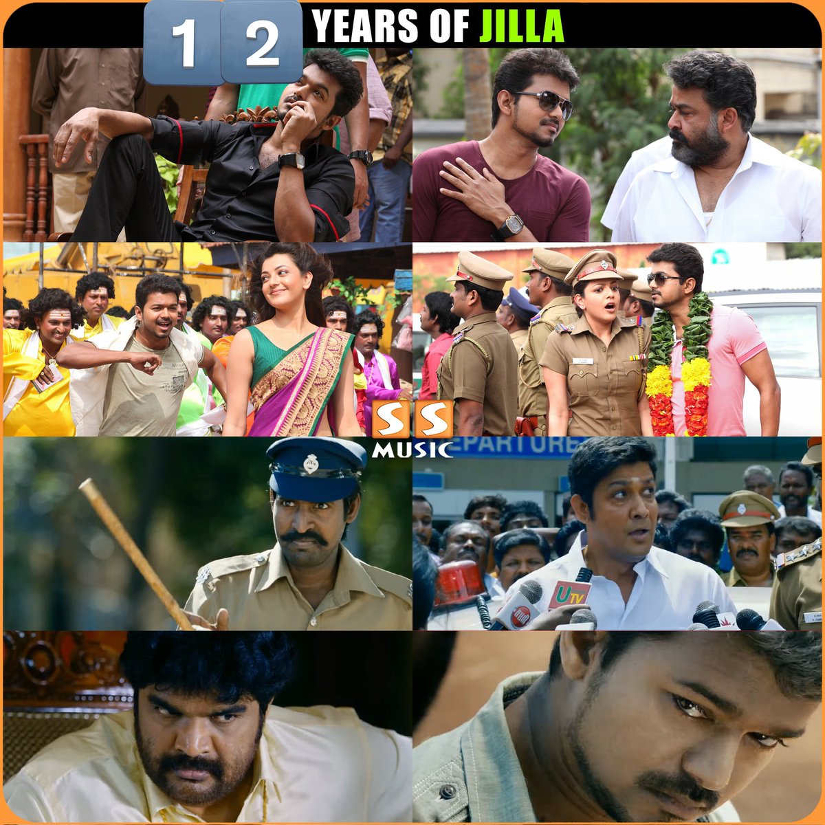 SARKAR_Munaf's tweet photo. Sivanum Sakthiyum Serntha Massuda
Ethirthu Ninna Evanum Thoosu Da 💥🔥
12 Years of Blockbuster #Jilla 💥
@actorvijay @Mohanlal @sooriofficial @MsKajalAggarwal #RTNeason @i_nivethathomas @immancomposer @SuperGoodFilms_
#12YearsOfJilla #Jilla #JanaNayagan #ஜனநாயகன் https://t.co/U9G1iIUjDs