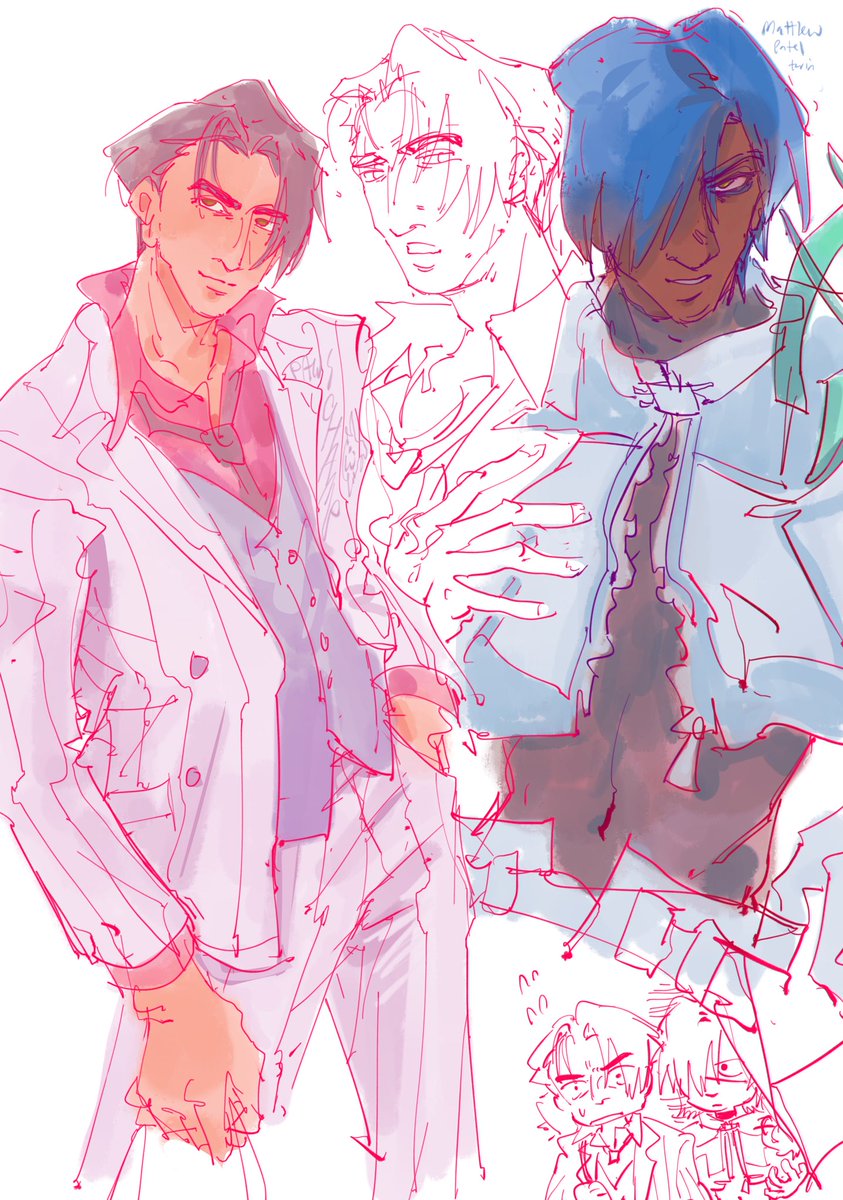 pawschamp's tweet image. more doodles bc i kinda miss trigun and am excited to have something to look forward to yay