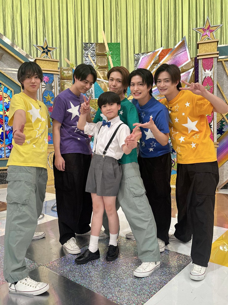 今年も" 土曜日の16:00から "は
『 #バチバチSTAR 』が放送です💨💨

今週は #ACEes が出演🌟
激レアエピソードを披露して、
バチバチスターに選ばれるのは誰...⁉︎💭

バチバチくんは #西中秀太 が務めます🍫

ぜひご覧ください✌🏻👦🏻✌🏻

#浮所飛貴 #那須雄登 #作間龍斗 #深田竜生 #佐藤龍我