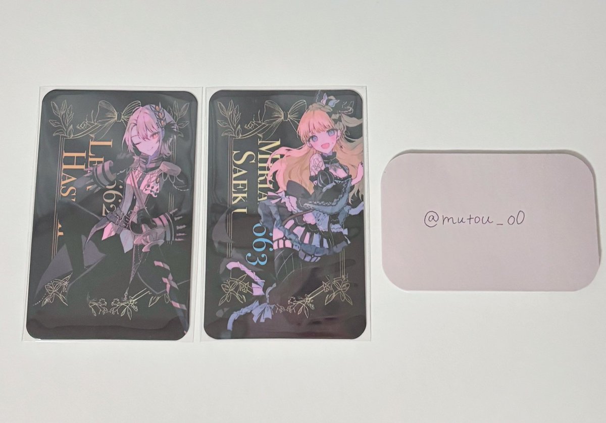 【交換】魔法少女ノ魔女裁判 まのさば コラボカフェ カフェmenu 東京タワー 予約特典カード

譲　レイア、ミリア

求　同種アンアン、ココ（身内分）

基本郵送、都内手渡し要相談

切実に探しております、お気軽にお声掛けください。