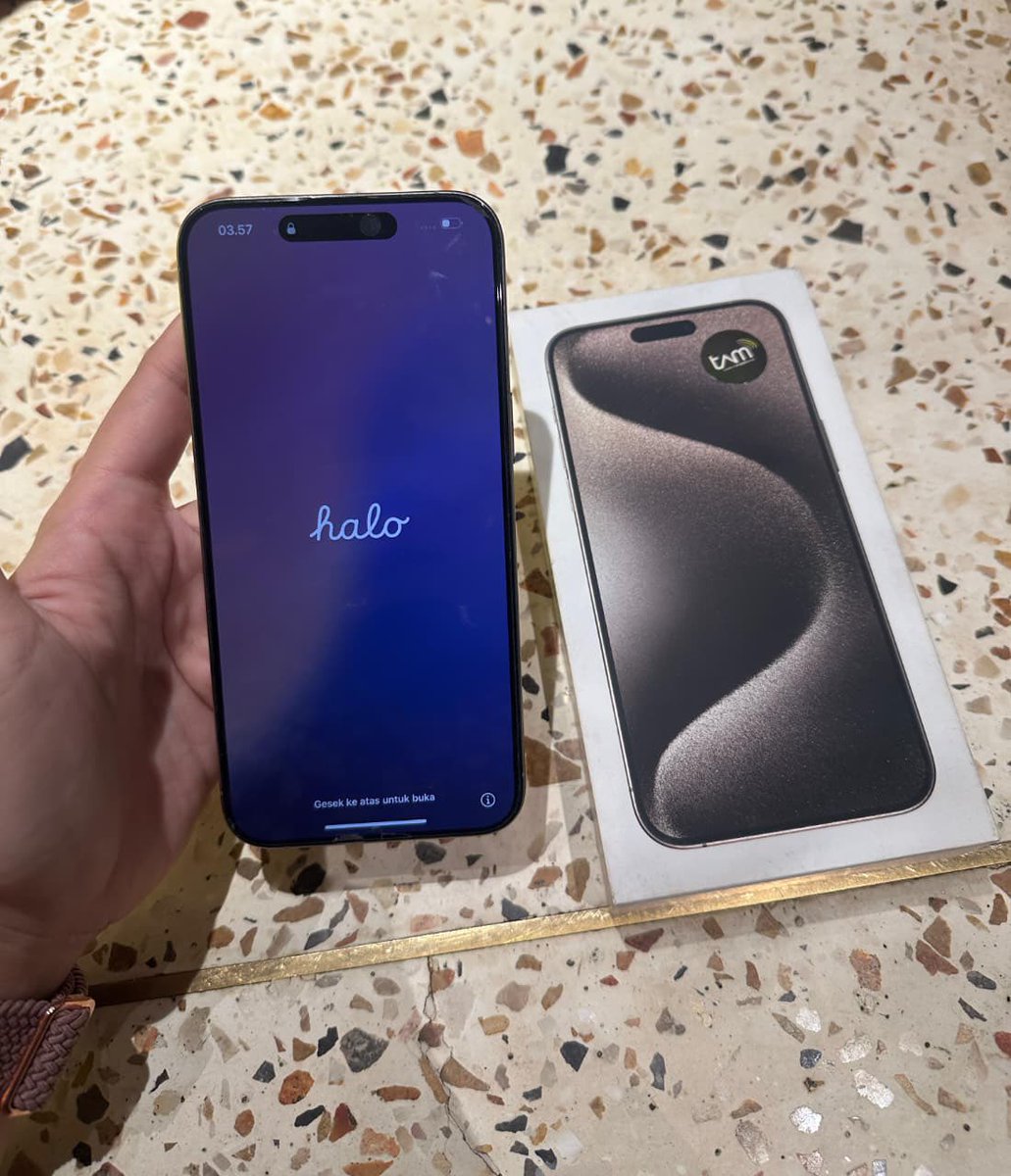 koosongg_'s tweet photo. WTS WTS Iphone 15 Pro Max
256 gb
iBox pa/a
Bh 82 % ori

Minat DM https://t.co/vqyKqfQPg8