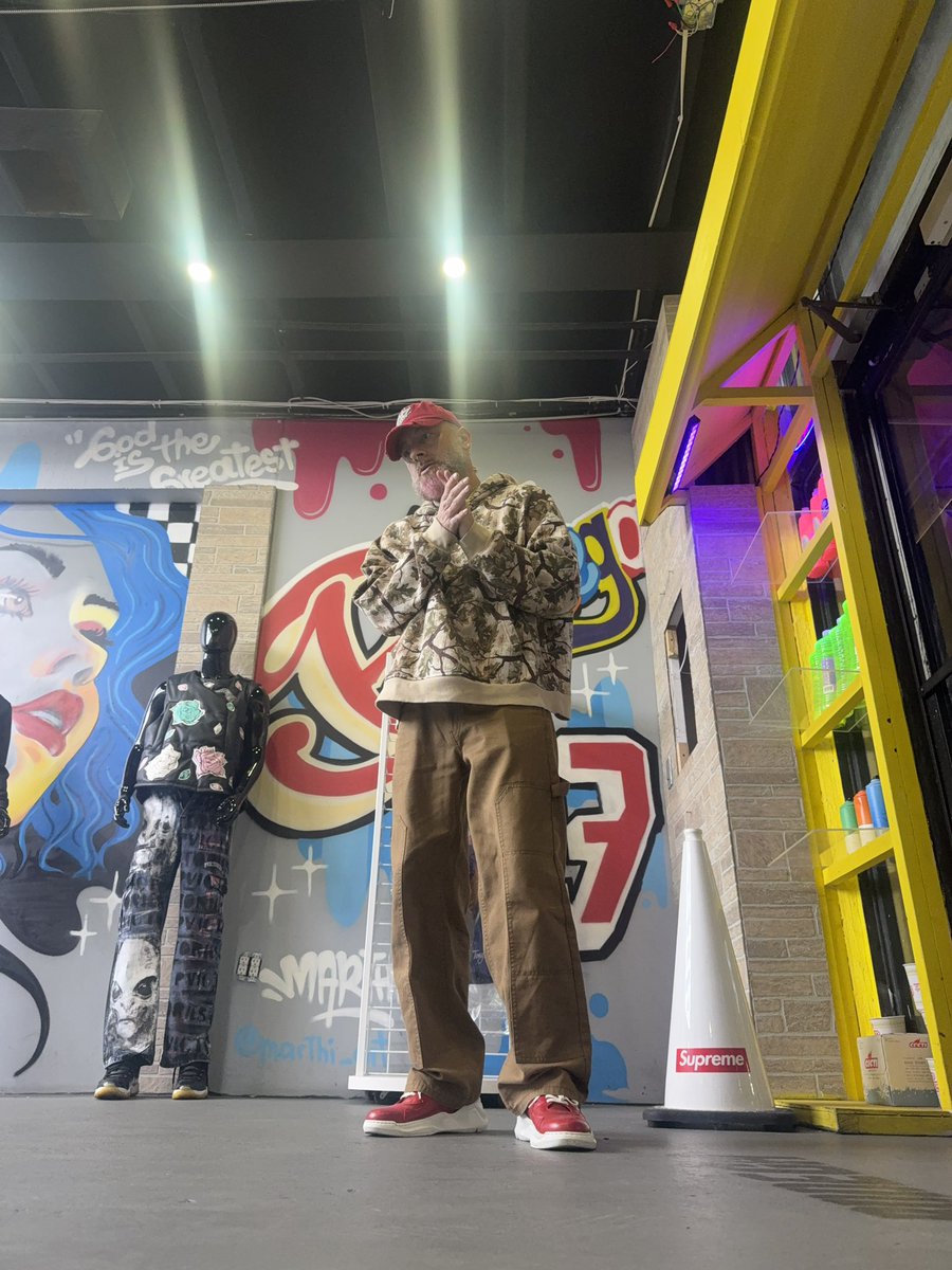 Wearing the sneakers that I designed is a different kind of energy for me. Thank you to everyone who has bought a pair in the past 2 years. I know I promised a new pair in 2025 but the timing just wasnt right. Maybe 2026 tho. #RedBaron2s