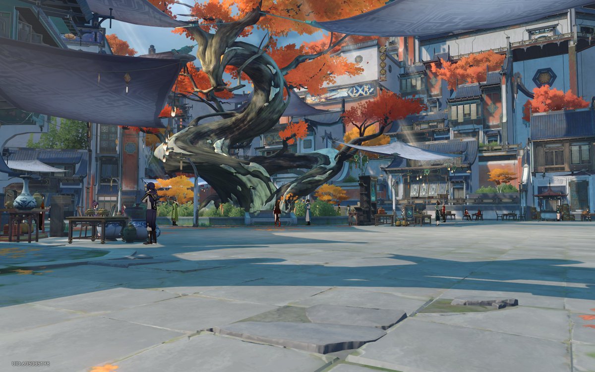 Well... Yeah. It's... Odd being away from people for so long. Or... At least what felt like so long. 

*They arrive towards this little market* 
Well... Do you think we will find clothes here?