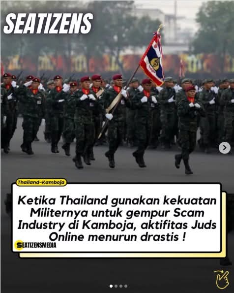 NunaxMx's tweet photo. You are showing the world exactly how much it hurts now that the #Thaimilitary has cut your lifeblood and crushed your #scam hub along the border. 
Watching the Cambodian government squirm in agony after losing the massive fraud-fueled revenues in 20 days war is truly pathetic. 👏🇹🇭🪖💪✨️

#ThailandCambodia