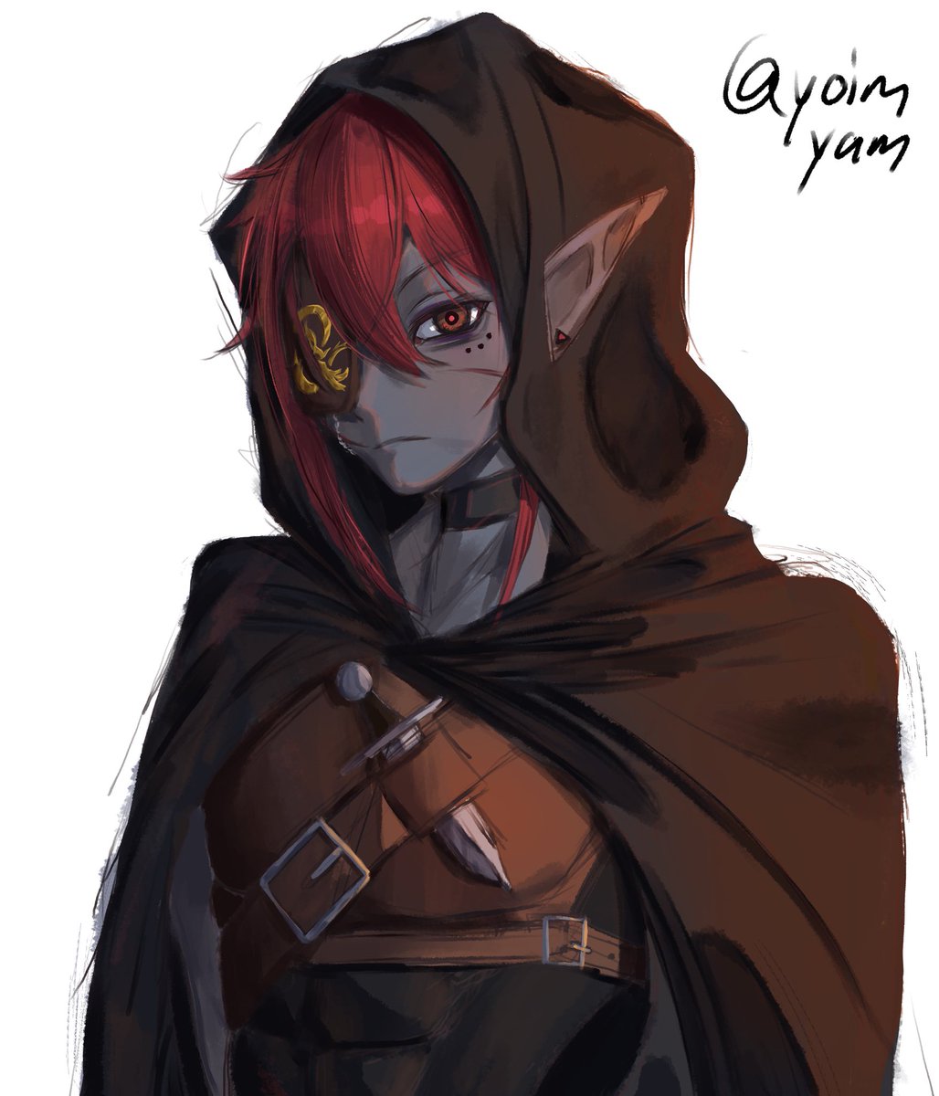 yoimyam's tweet photo. Day 78 of drawing everyday for 100 days! Yami as an elf since I’m playing dnd rn with some friends.
.
#art #drowelf #dnd #oc #fanart https://t.co/IQHIPrjvzC