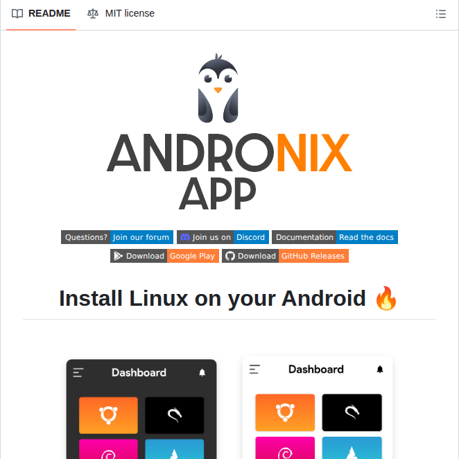 tom_doerr's tweet photo. Installs Linux distributions on Android devices

https://t.co/LaEzltkgvd https://t.co/e3Ktw5rB2g