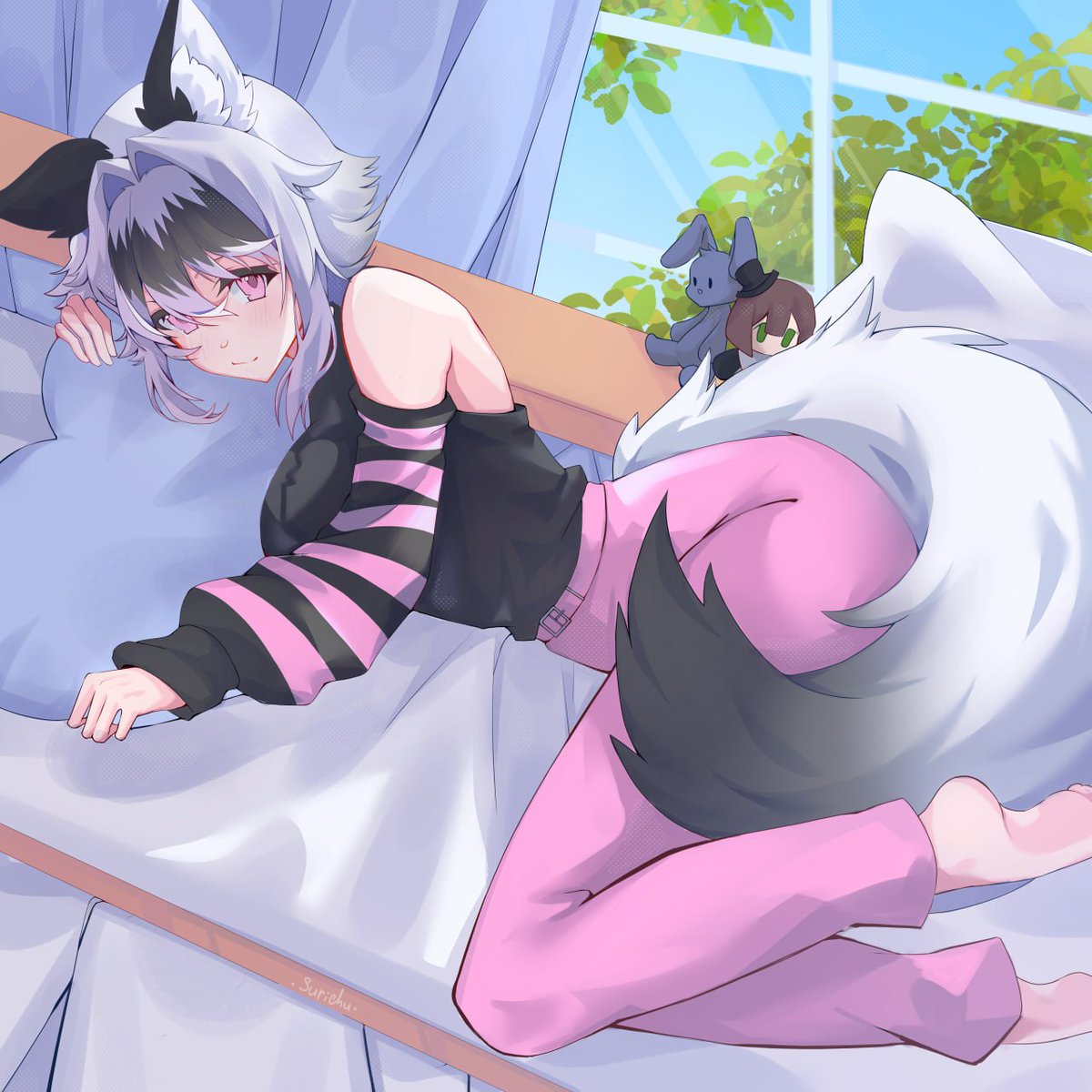 ART RUFFLE!

🥇Winner will get a halfbody art! 
— Follow + RT + like
— Reply with your character

Ends in 2 weeks. Cood luck! 
#artraffle #raffle #artgiveaway