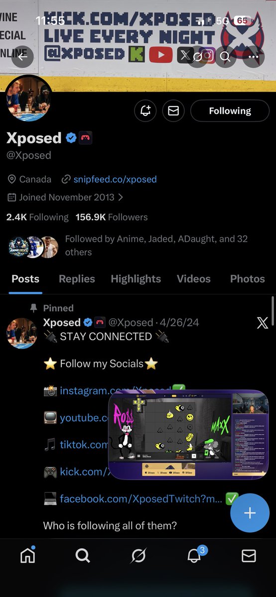 HailtheDale97's tweet photo. @Xposed been following for years bud! Thank you for all you do! Roo: Joshrlowery https://t.co/V2leHqKCBC