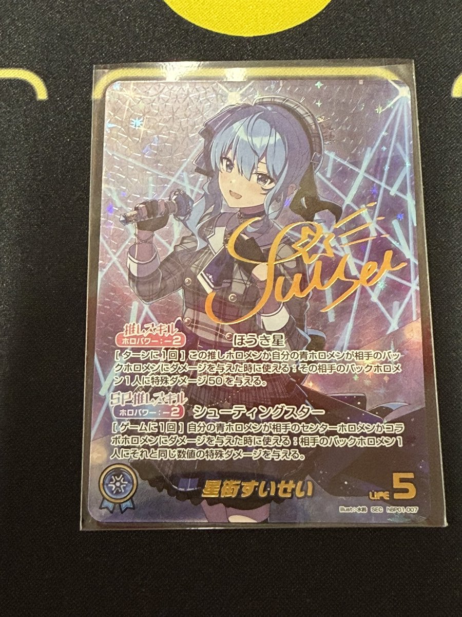 クルセイド ホシノ・ルリ(プライベート)(南央美金箔押しサイン入り) クルセイド ホシノ・ルリ(プライベート)(南央美金箔押しサイン入り)