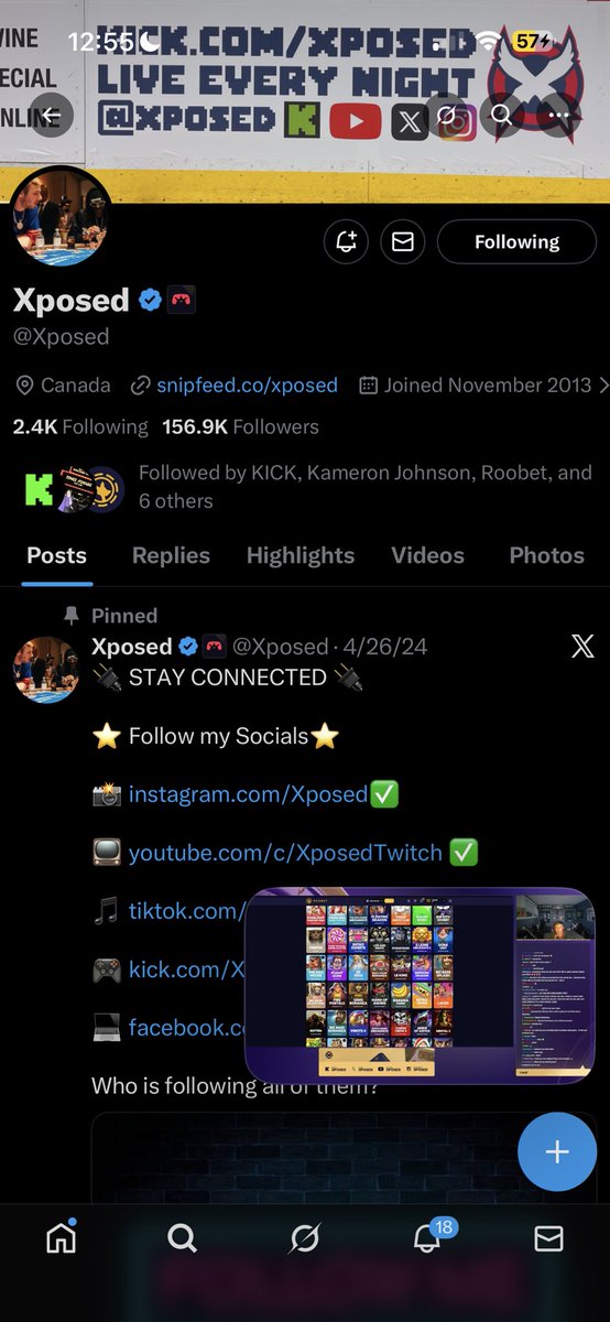 WallishJc's tweet photo. @Xposed 

Been watching for years love the content https://t.co/UQs91H5ayS