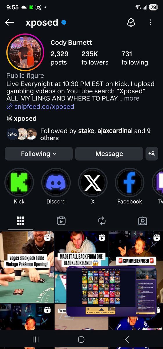 jerikoe10's tweet photo. @Xposed been following u since you spat on the cam in call of duty  on off crazy to see how far you've come congratulations good luck everyone...... bc1qzfvzhtnhltev33mmgsx6ja0nz0jm665fvnwy53 https://t.co/lHPOhihhvK