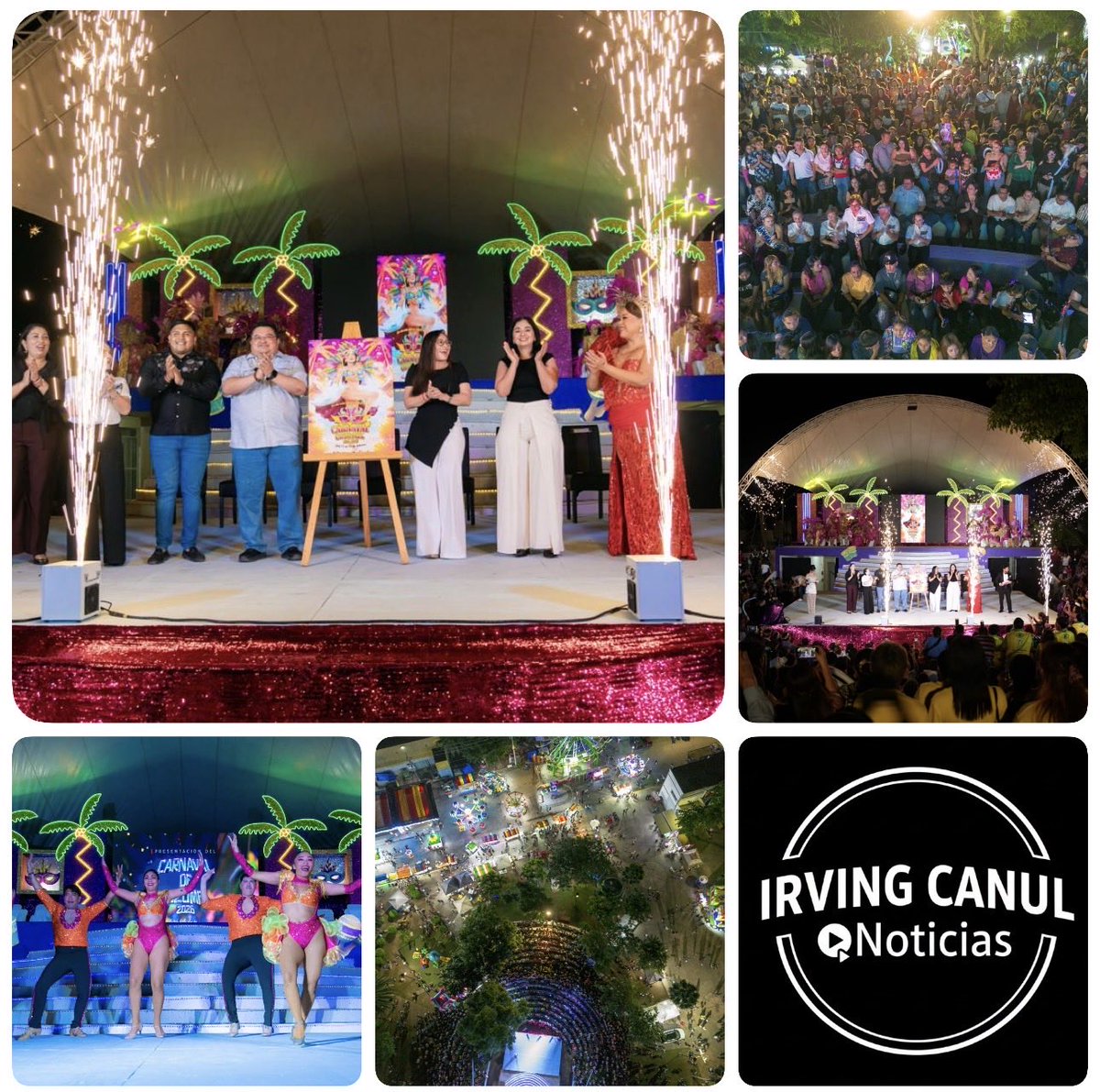 irvingcanul's tweet photo. Cartelera artística del #Carnaval de #Cozumel 2026. https://t.co/TWl2UDWs57