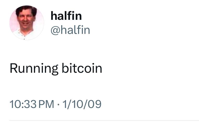Bitcoin14's tweet image. قبل 17 عامًا اليوم، تم نشر أول تغريدة تذكر البيتكوين على الإطلاق بواسطة هال فيني.