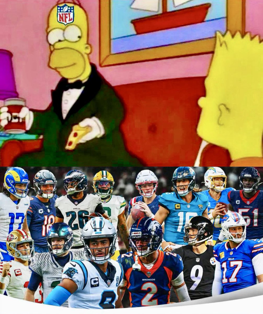 HolyRollerNFL's tweet photo. — ¿Por qué tan elegante, Homero?

— ¡¡HOY COMIENZAN OFICIALMENTE LOS PLAYOFFS DE LA #NFL, MUCHACHO!!🔥😍 https://t.co/wuiwYtCo4g
