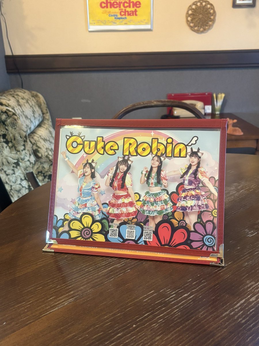 cafe_bardot's tweet photo. 【十日戎の土曜日、喫茶バルドー開店しております】

今年もCuteRobinメンバーの皆さんに推しメニューを選んでもらいました😊星空ちゃんメニューも加わった「CuteRobin推しメニュー2026」は本日からご注文頂けます。どうぞ宜しくお願いいたします❣️
＃喫茶バルドー
＃奈良喫茶店
＃CuteRobin
＃lobin https://t.co/3XbmRV4ca9