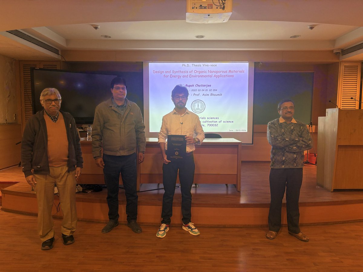 Bhaumik's Advanced Materials Group tweet media