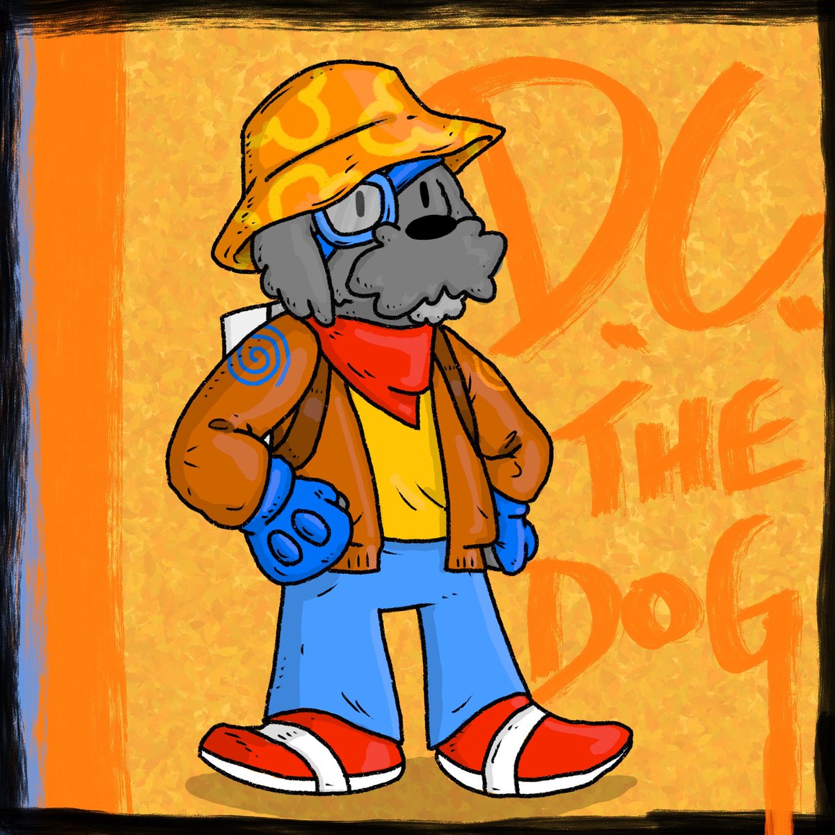 ClutchEatsBaby's tweet image. Made a slightly more simple design for DC the Dog. My little Sega Dreamcast mascot. Any other Dreamcast games I should be representing with him? #sega #dreamcast