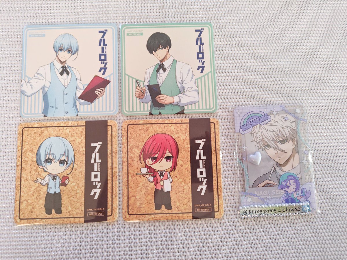 ブルーロック ブルロ プリンセスカフェ 特典コースター 購入特典ポスト