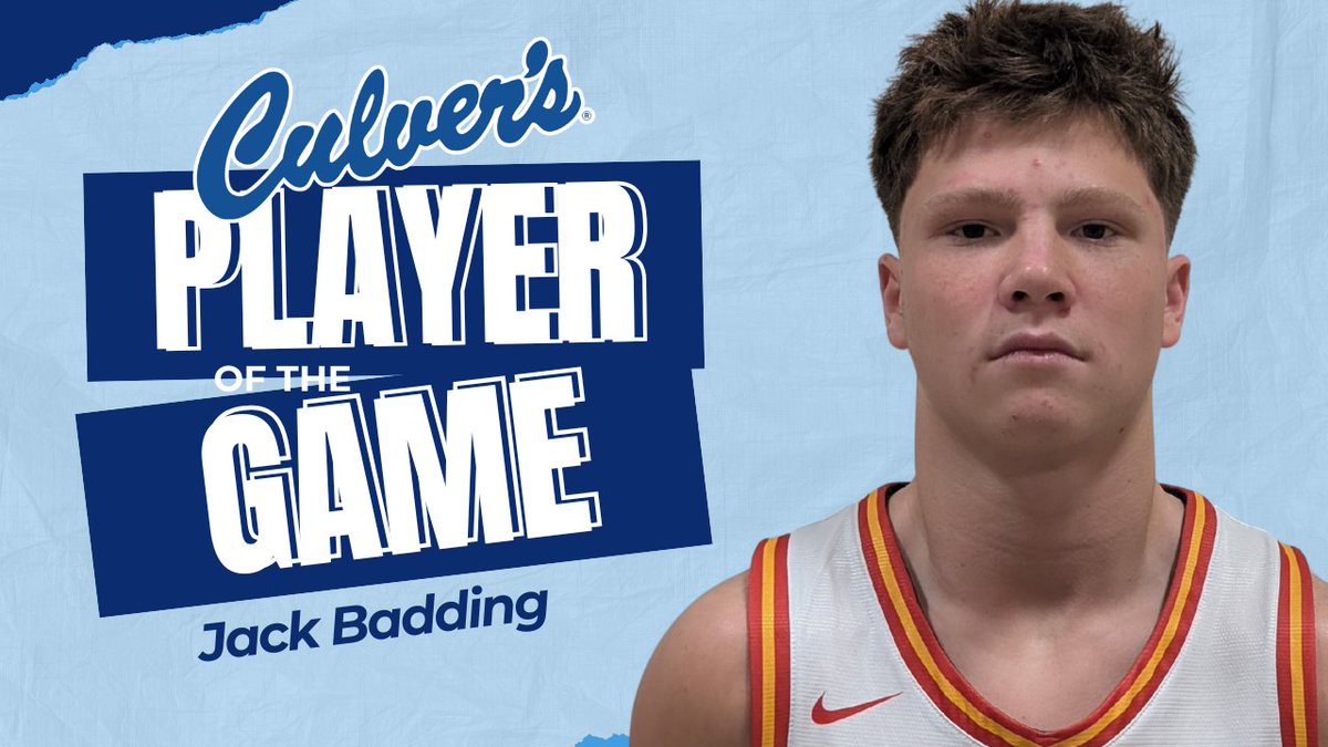 huskerblankman's tweet image. Congratulations to Jack Badding of Kuemper on being named Culver’s Player of the Game Vs Atlantic on Friday, January 9th. Badding had 15 points, 5 rebounds, 2 assists and a steal in a 75-44 win
@_KnightLife @BrockBadding @Jackbadding07 @mason_nieland @kcmeiners @CoachMinnehan