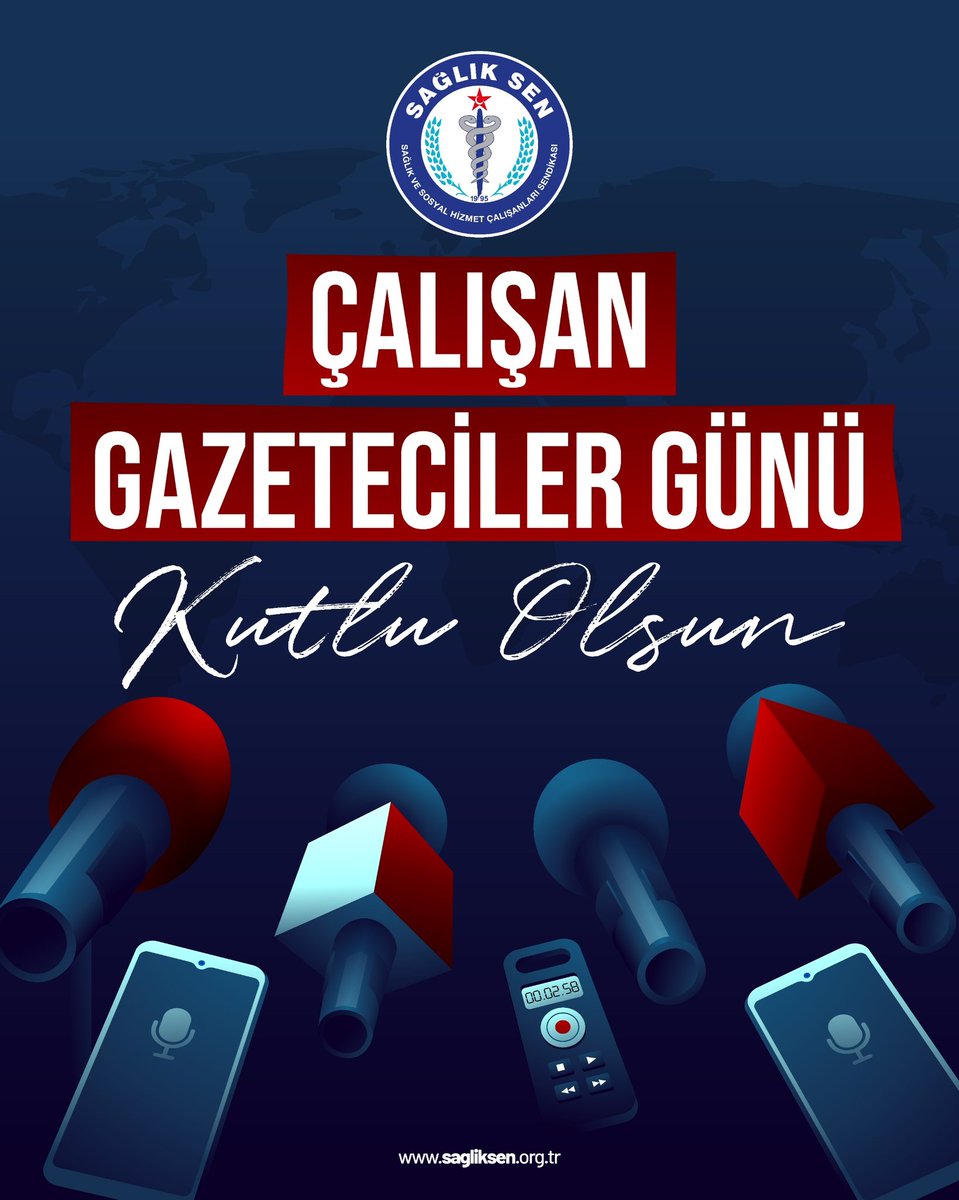 Etik ilkelere bağlı kalan, ülkesi ve milletini önceleyen, daima gerçeğin peşinden koşan tüm basın emekçilerinin, Çalışan Gazeteciler Günü kutlu olsun.

#10OcakÇalışanGazetecilerGünü
#ÇalışanGazetecilerGünü